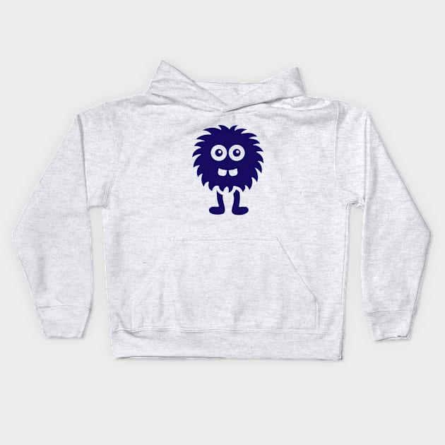 Little monster Kids Hoodie by Florin Tenica